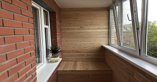Отделка, остекление, утепление балконов в Элисте от 209 руб. м/2.