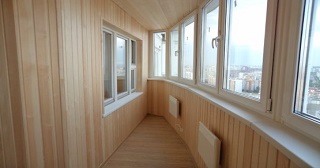 Внутренняя отделка лоджии Элиста, цена от 209 руб. м2